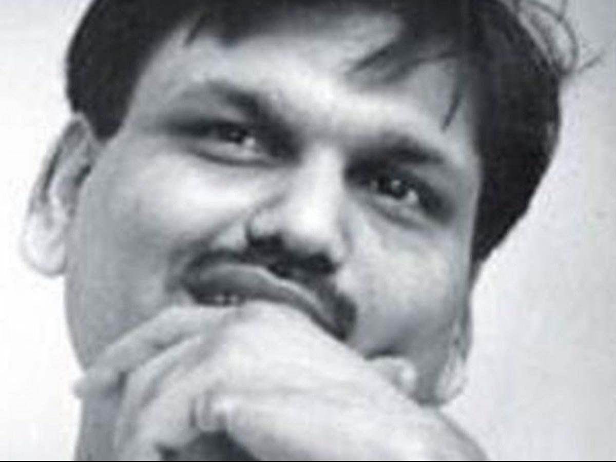 Portrait of stockbroker Harshad Mehta